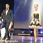 William Borgio en plein travail sur un modele au salon Beauty Selection a Bruxelles